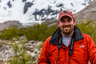 Jeff Fyke outside Frasier, British Columbia