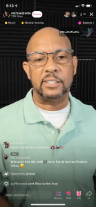 Live stream on Tiktok